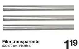 Zeeman Film transparente 500x70 cm oferta