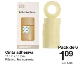 Zeeman Cinta adhesiva oferta