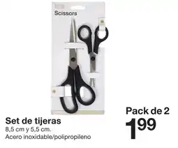 Zeeman Set de tijeras oferta