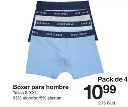 Zeeman Bóxer para hombre oferta