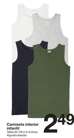 Zeeman Camiseta interior infantil oferta