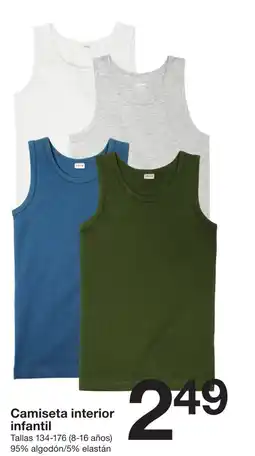 Zeeman Camiseta interior infantil oferta