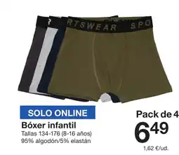 Zeeman Bóxer infantil oferta