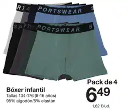 Zeeman Bóxer infantil oferta