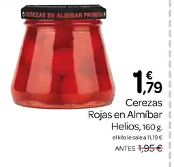 Supermercados El Jamón HELIOS Cerezas Rojas en Almíbar oferta