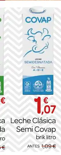 Supermercados El Jamón COVAP Leche Clásica Semi oferta
