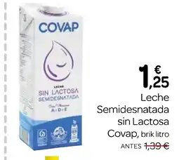 Supermercados El Jamón COVAP Leche Semidesnatada sin Lactosa oferta