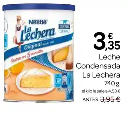 Supermercados El Jamón LA LECHERA Leche Condensada oferta