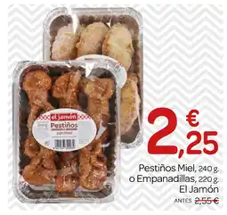 Supermercados El Jamón EL JAMÓN Pestiños Miel o Empanadillas oferta