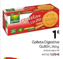 Supermercados El Jamón GULLÓN Galleta Digestive oferta