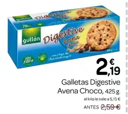 Supermercados El Jamón Galletas Digestive Avena Choco oferta