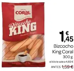 Supermercados El Jamón KING CORAL Bizcocho oferta