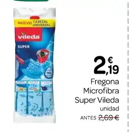 Supermercados El Jamón VILEDA Fregona Microfibra Super oferta