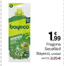 Supermercados El Jamón BAYECA Fregona Secafácil oferta