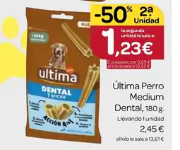 Supermercados El Jamón ÚLTIMA Perro Medium Dental oferta