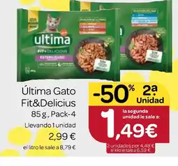 Supermercados El Jamón ÚLTIMA Gato Fit&Delicius oferta