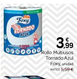 Supermercados El Jamón FOXY Rollo Multiusos Tornado Azul oferta