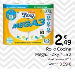 Supermercados El Jamón FOXY Rollo Cocina Mega3 oferta