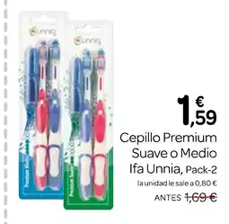 Supermercados El Jamón IFA UNNIA Cepillo Premium Suave o Medio oferta