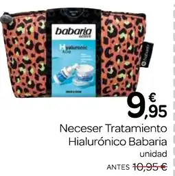 Supermercados El Jamón BABARIA Neceser Tratamiento Hialurónico oferta