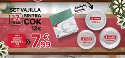 Supermercados El Jamón Set vajilla oferta