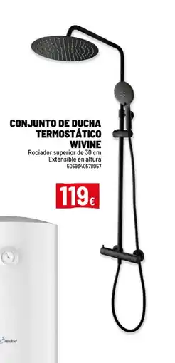 Brico Depôt Conjunto de ducha termostático wivine oferta