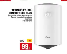 Brico Depôt Termo elec. 80l comfort eco plus oferta