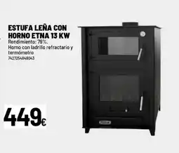 Brico Depôt Estufa leña con horno etna 13 kw oferta