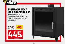 Brico Depôt Estufa de leña isla graciosa2 13 oferta