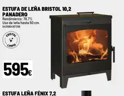 Brico Depôt Estufa de leña bristol 10,2 panadero oferta