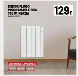 Brico Depôt Emisor fluido programable eris 750 w inerzia oferta