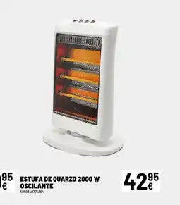 Brico Depôt 95 estufa de quarzo 2000 w oscilante oferta