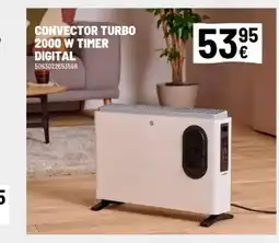 Brico Depôt Convector turbo 2000 w timer digital oferta