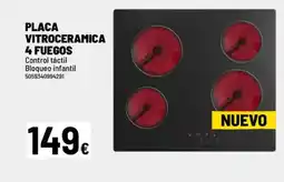 Brico Depôt Placa vitroceramica 4 fuegos oferta