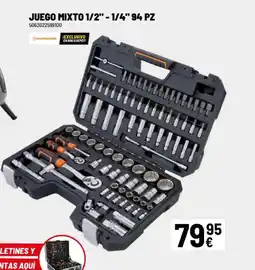 Brico Depôt Juego mixto 1/2" - 1/4" 94 pz oferta