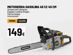 Brico Depôt TITAN Motosierra gasolina 45 cc oferta