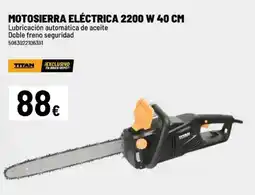 Brico Depôt TITAN Motosierra eléctrica 2200 w oferta