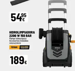 Brico Depôt TITAN Hidrolimpiadora 2200 w 150 bar oferta