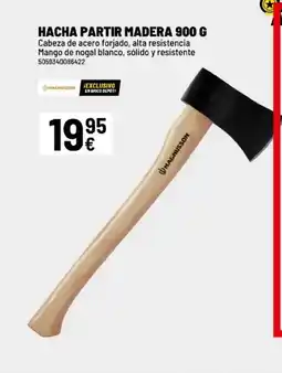 Brico Depôt Hacha partir madera oferta