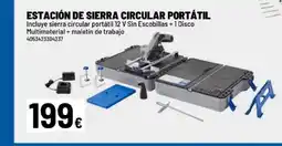 Brico Depôt Estación de sierra circular portátil oferta