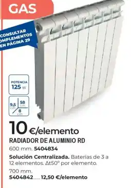 BigMat Radiador de aluminio rd oferta