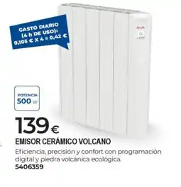 BigMat Emisor cerámico volcano oferta