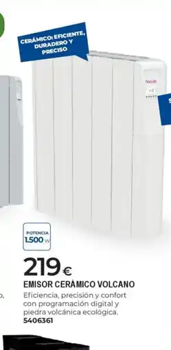 BigMat Emisor cerámico volcano oferta
