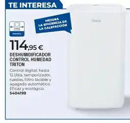 BigMat Deshumidificador control humedad triton oferta