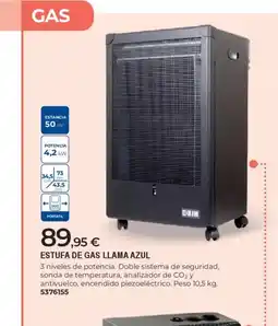 BigMat Estufa de gas llama azul oferta