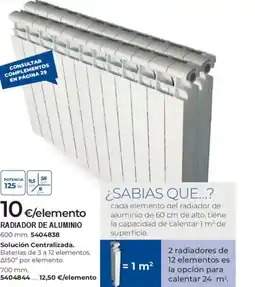 BigMat Radiador de aluminio oferta