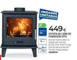 BigMat Estufa de leña de fundición sff5 oferta