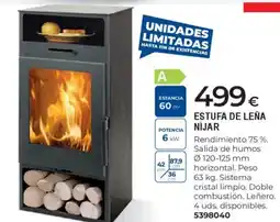 BigMat Estufa de leña níjar oferta