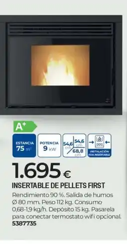 BigMat Insertable de pellets first oferta