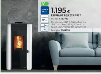 Estufa de pellets first